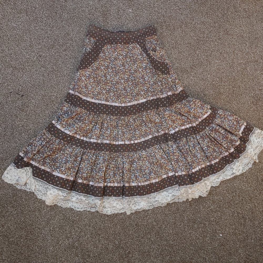 Real authentic virnage maxi skirt